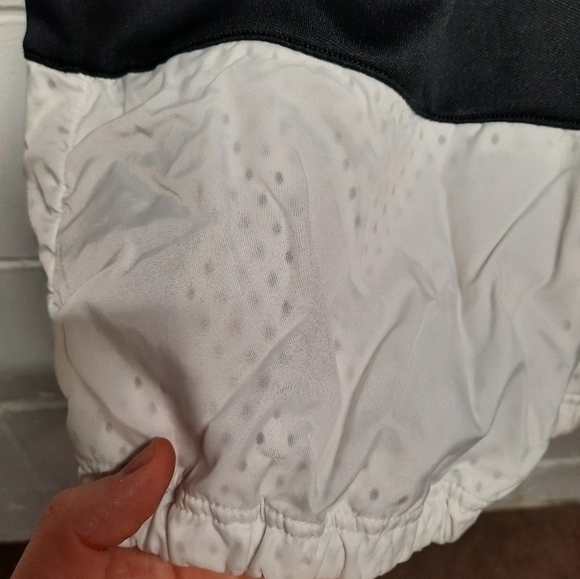 NIKE AIR Girls (Large) Sports Wearomens Short Sleeve Dress Black White - Picture 5 of 9